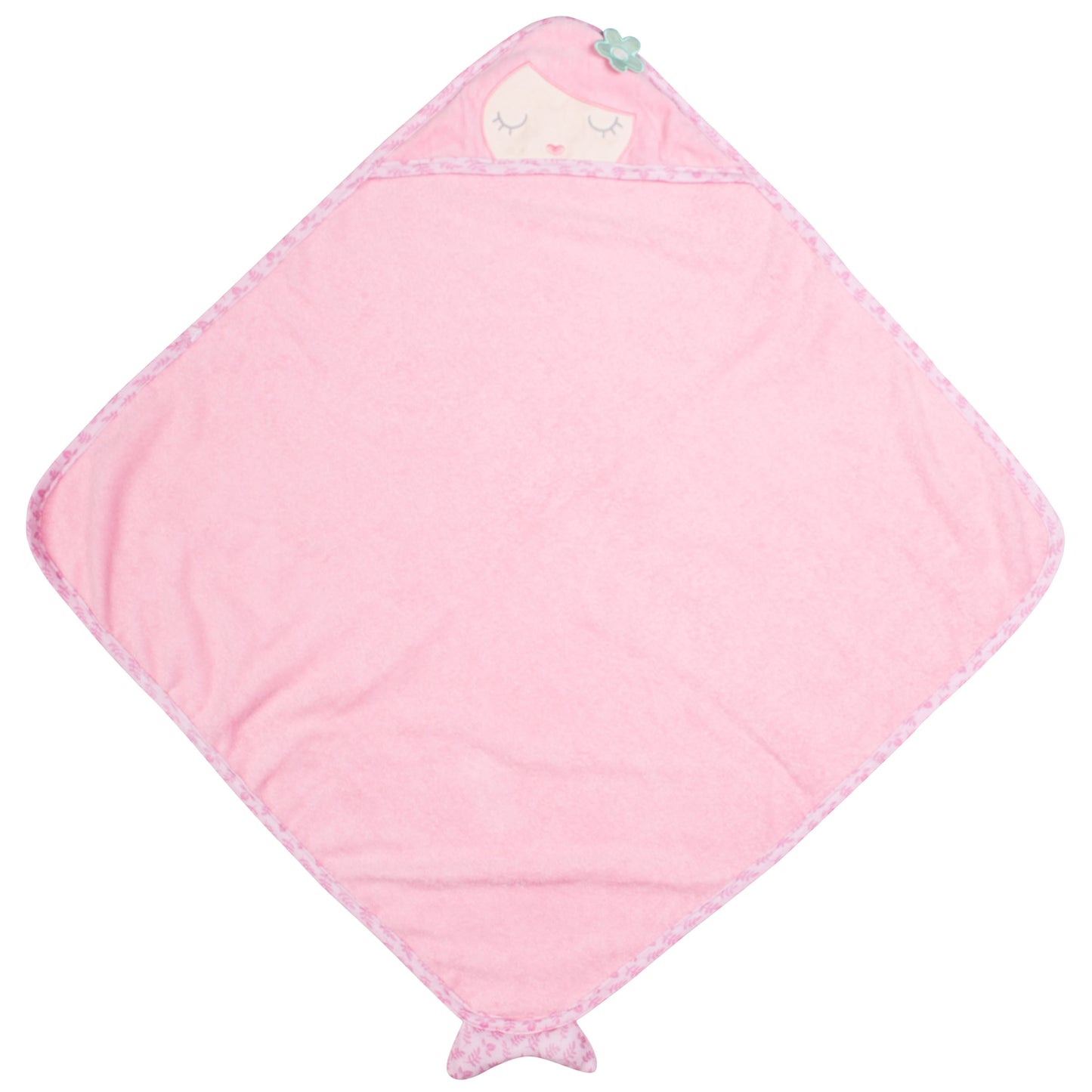 Hooded Baby Bath Towel, Mermaid
