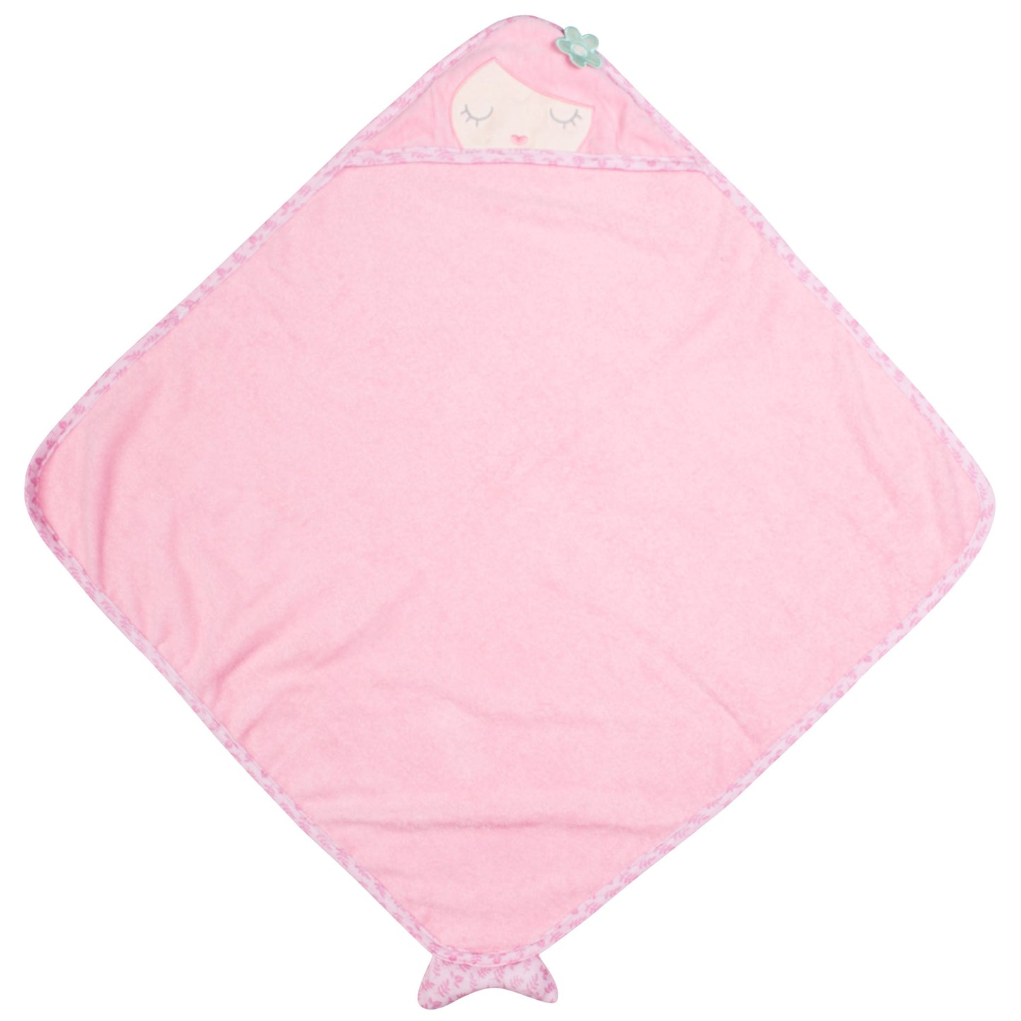 Mermaid Stephen Joseph baby hooded bath towel, product photo 4