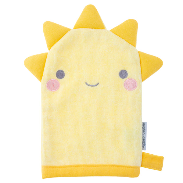 Stephen Joseph Baby Bath Mitt Washcloth, Sun