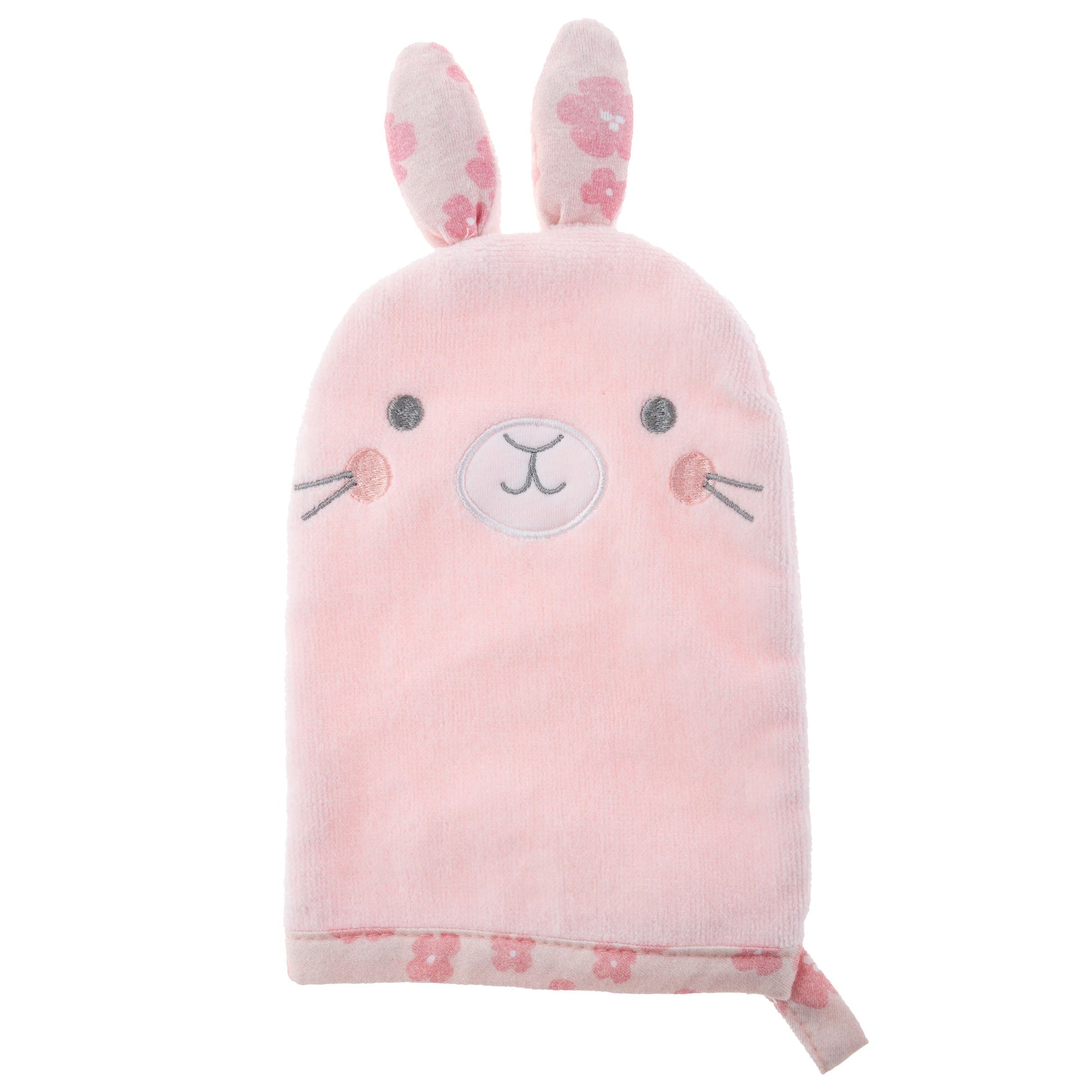 Personalized Bunny baby bath mitt by Stephen Joseph