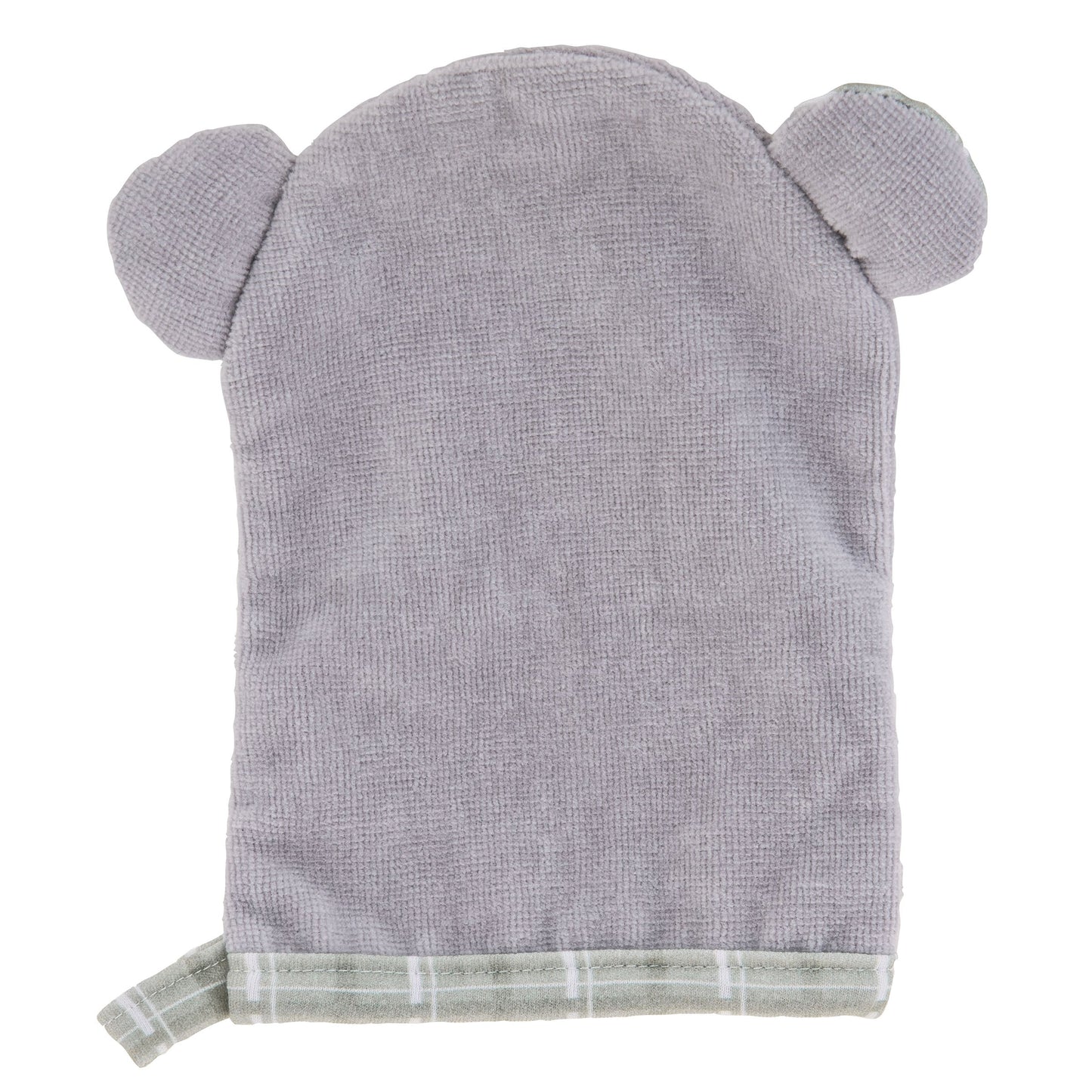 Personalized Koala baby bath mitt by Stephen Joseph, Koala bath mitt detail view