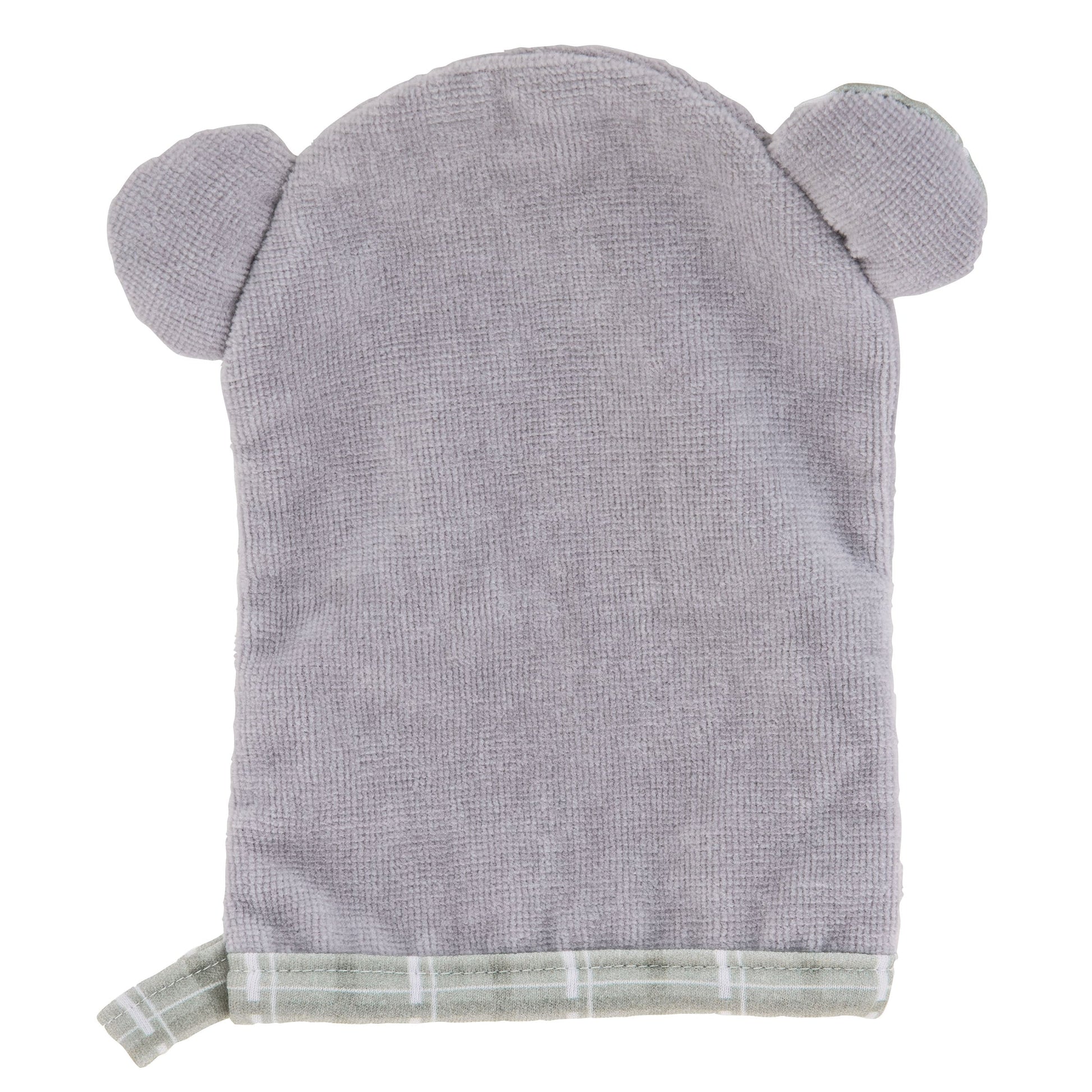 Personalized Koala baby bath mitt by Stephen Joseph, Koala bath mitt detail view
