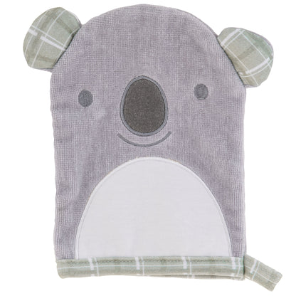 Personalized Koala baby bath mitt by Stephen Joseph
