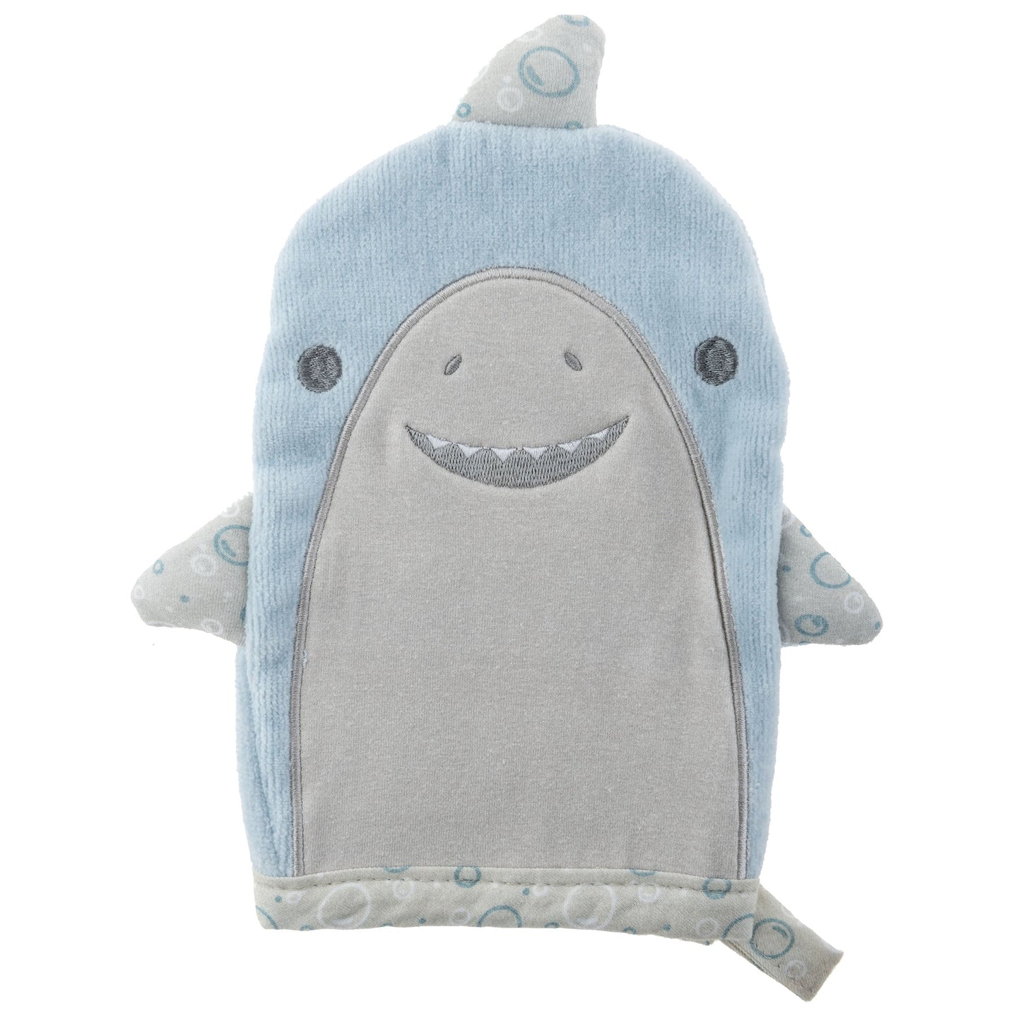 Personalized Shark baby bath mitt by Stephen Joseph
