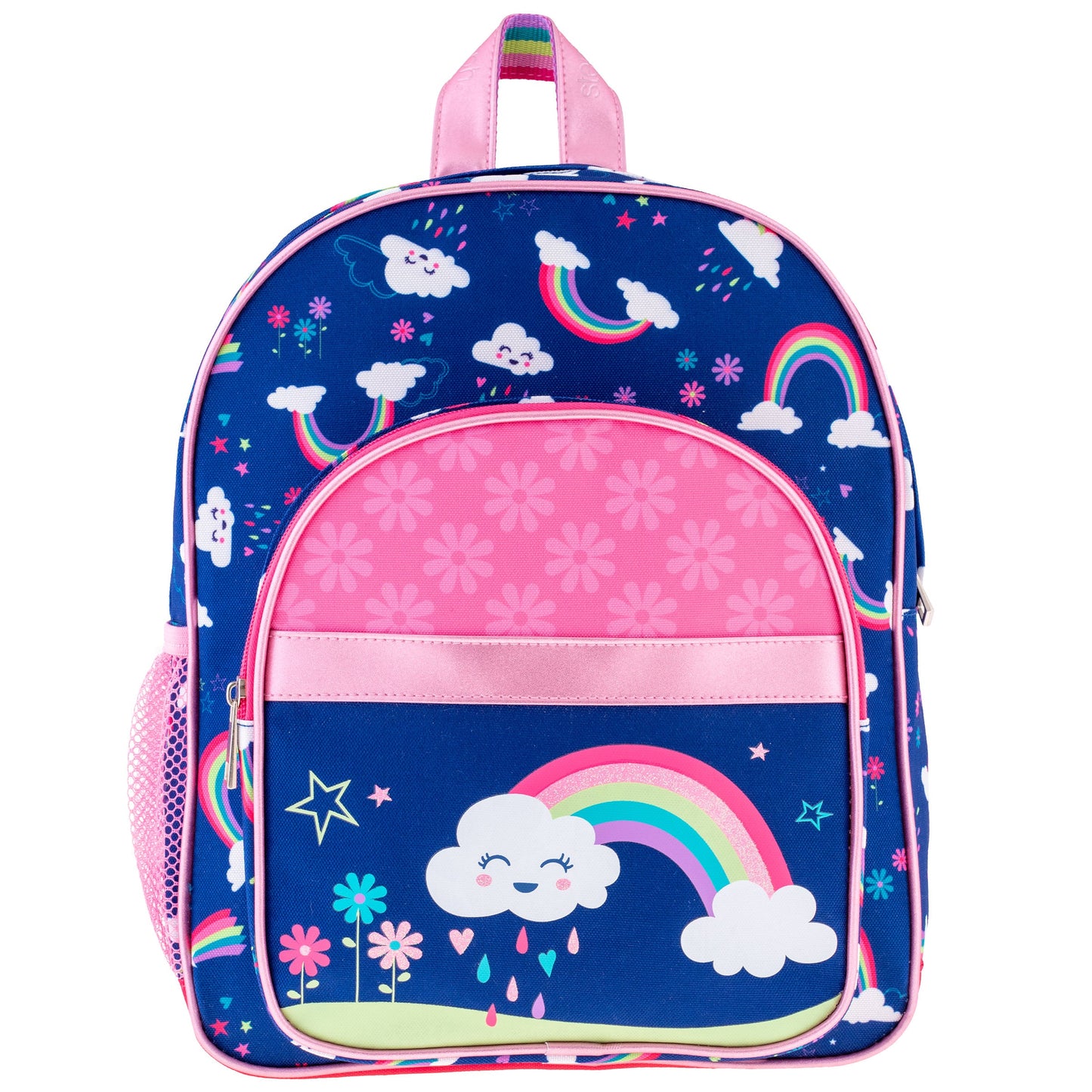 Personalized Stephen Joseph Rainbow All Over Print Backpack, Lunchbox & Pencil Pouch Set