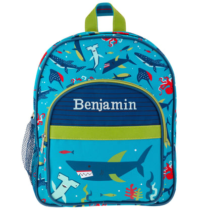 Personalized Shark backpack by Stephen Joseph