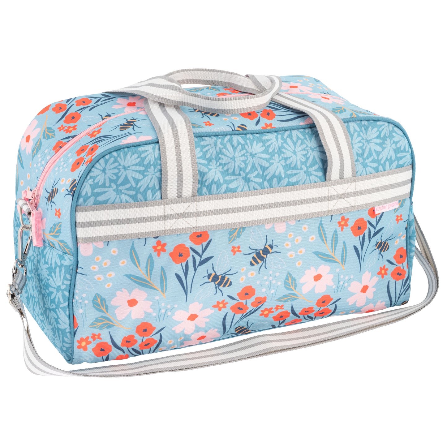 Stephen Joseph Duffle Bag, Bee angle 6