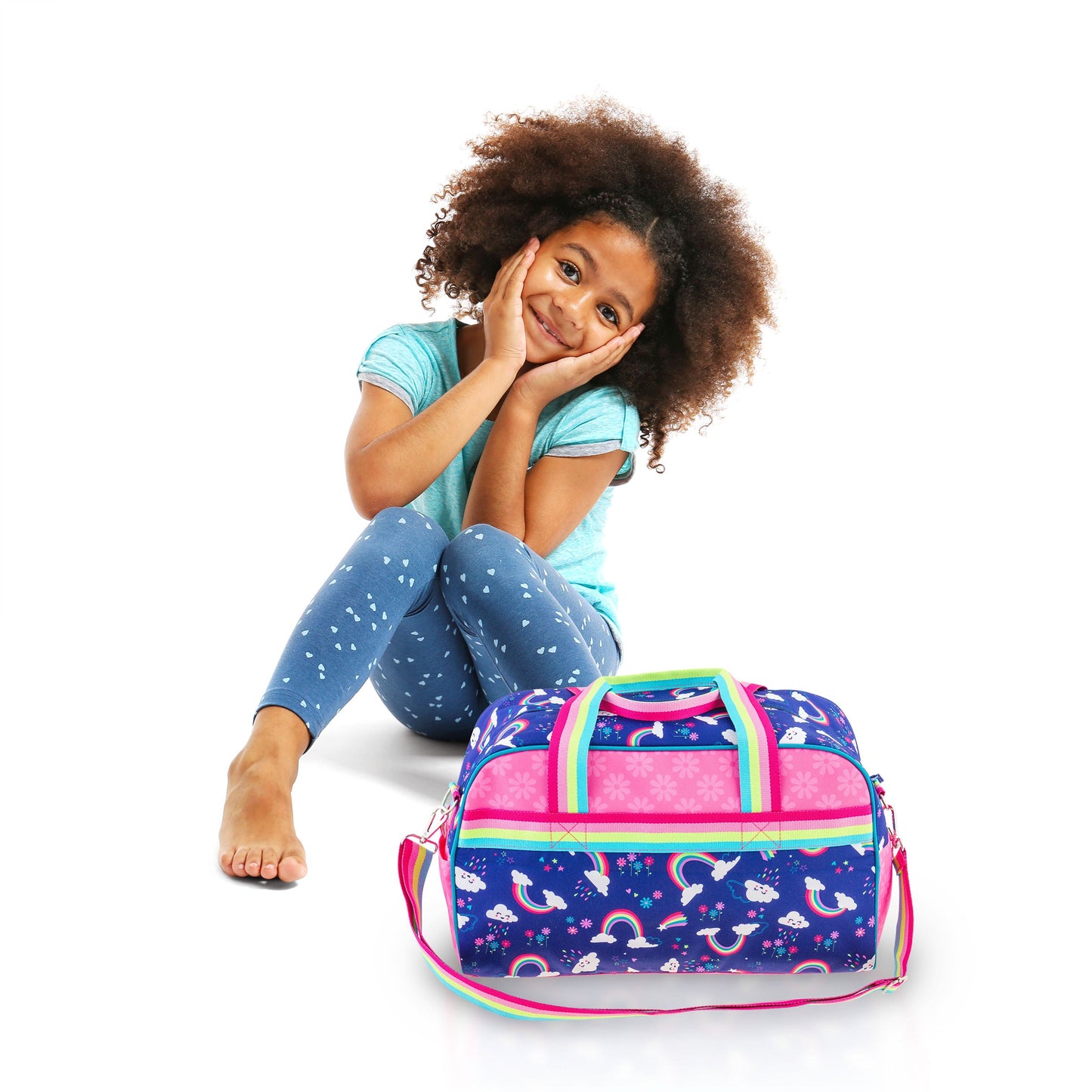 Rainbow Stephen Joseph kids duffle bag, product photo 2