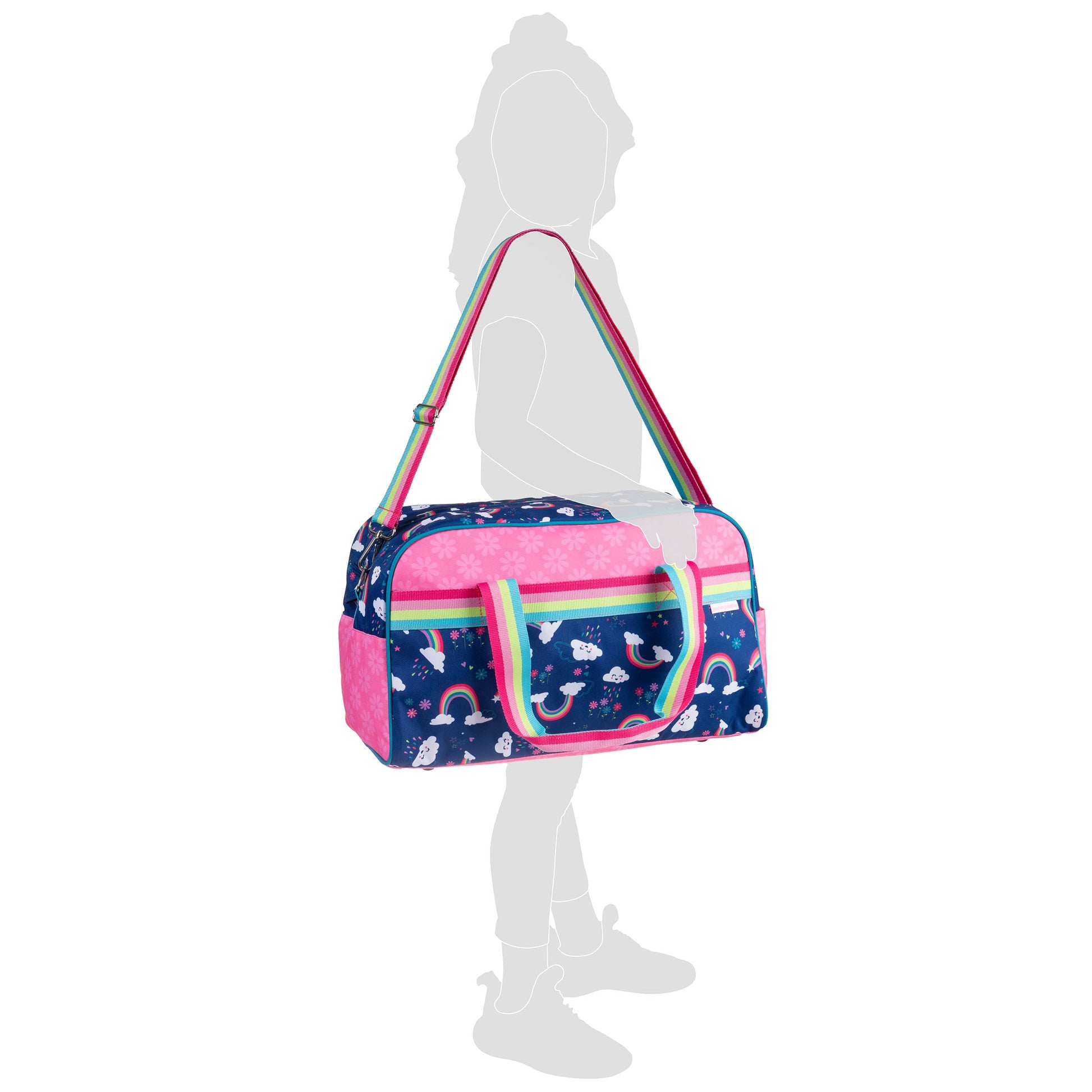 Rainbow Stephen Joseph kids duffle bag, product photo 14