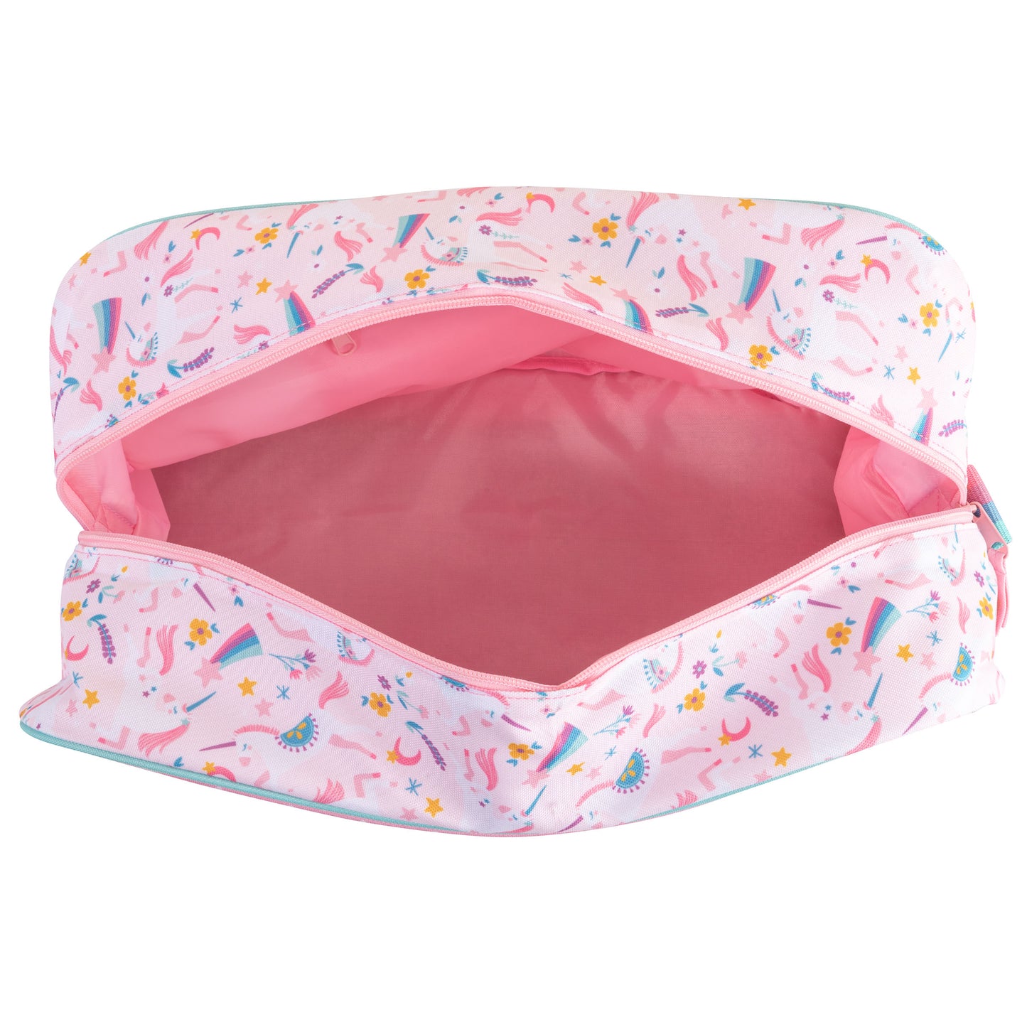 Stephen Joseph Pink Unicorn Duffle Bag for Kids - Personalizable