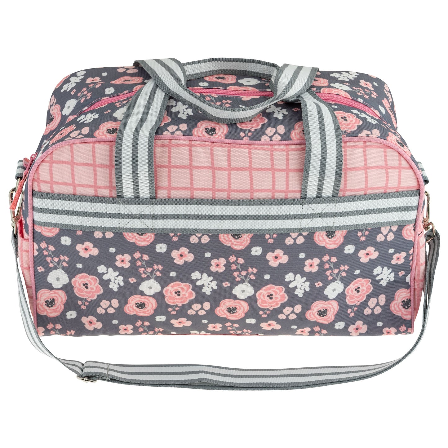 Charcoal Flower Stephen Joseph kids duffle bag - product photo 3