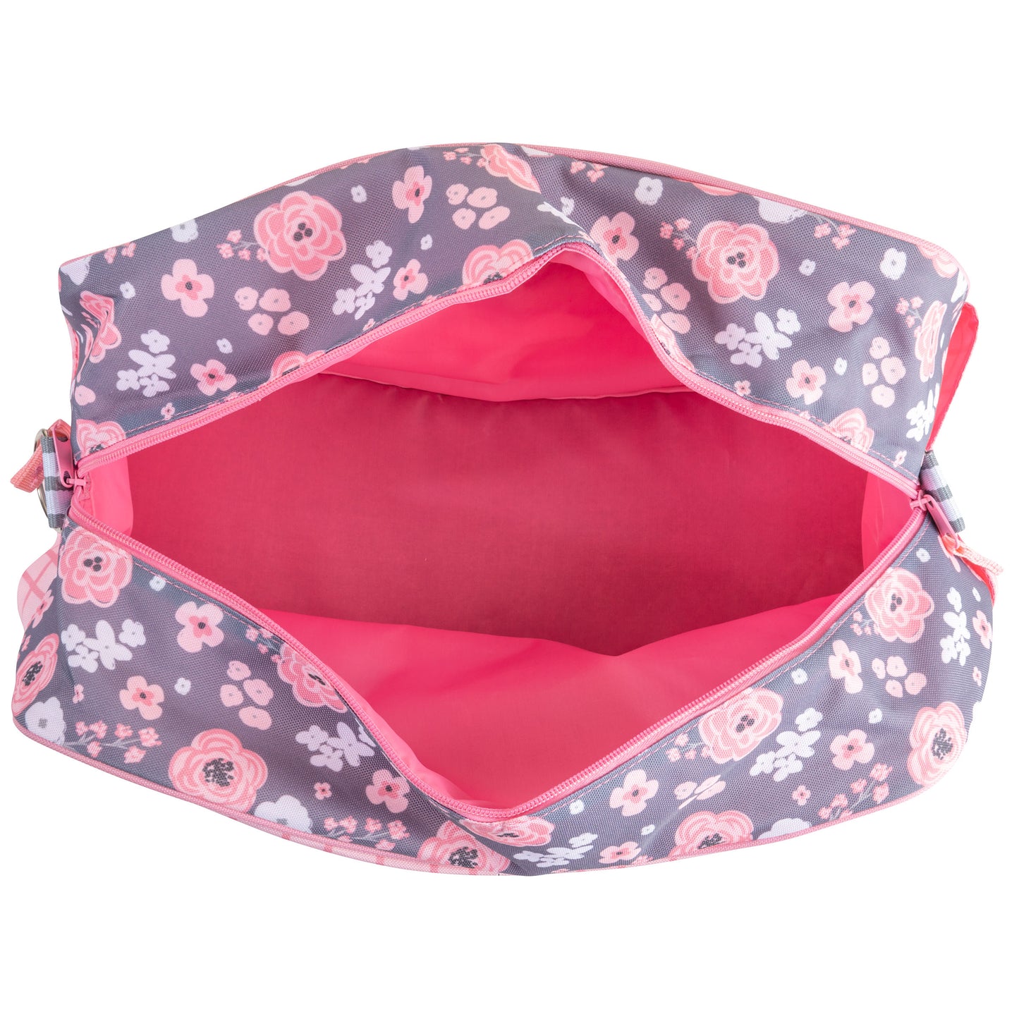 Charcoal Flower Stephen Joseph kids duffle bag - product photo 7