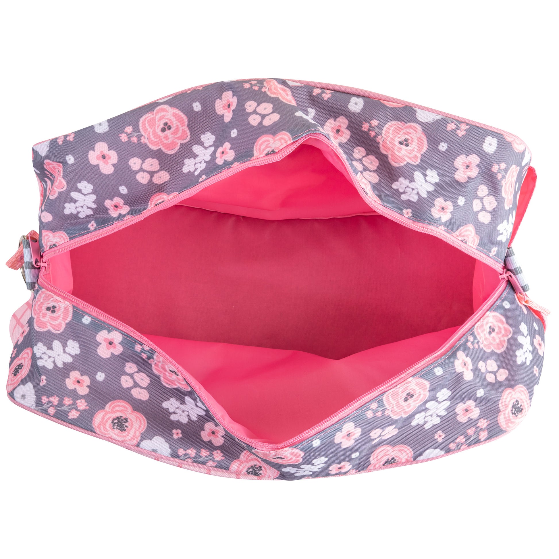 Charcoal Flower Stephen Joseph kids duffle bag - product photo 7
