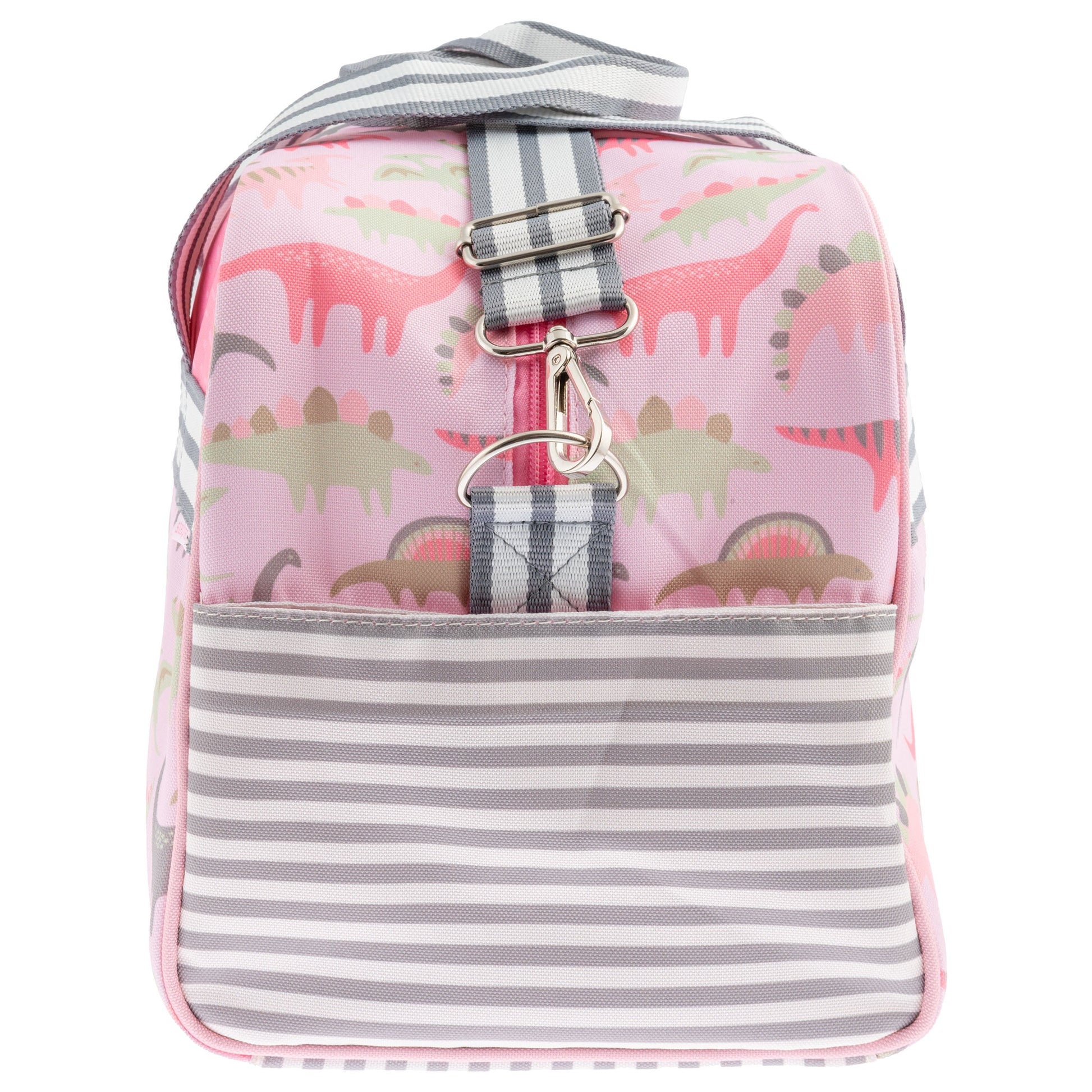 Pink Dinosaurs Stephen Joseph kids duffle bag, product photo 2