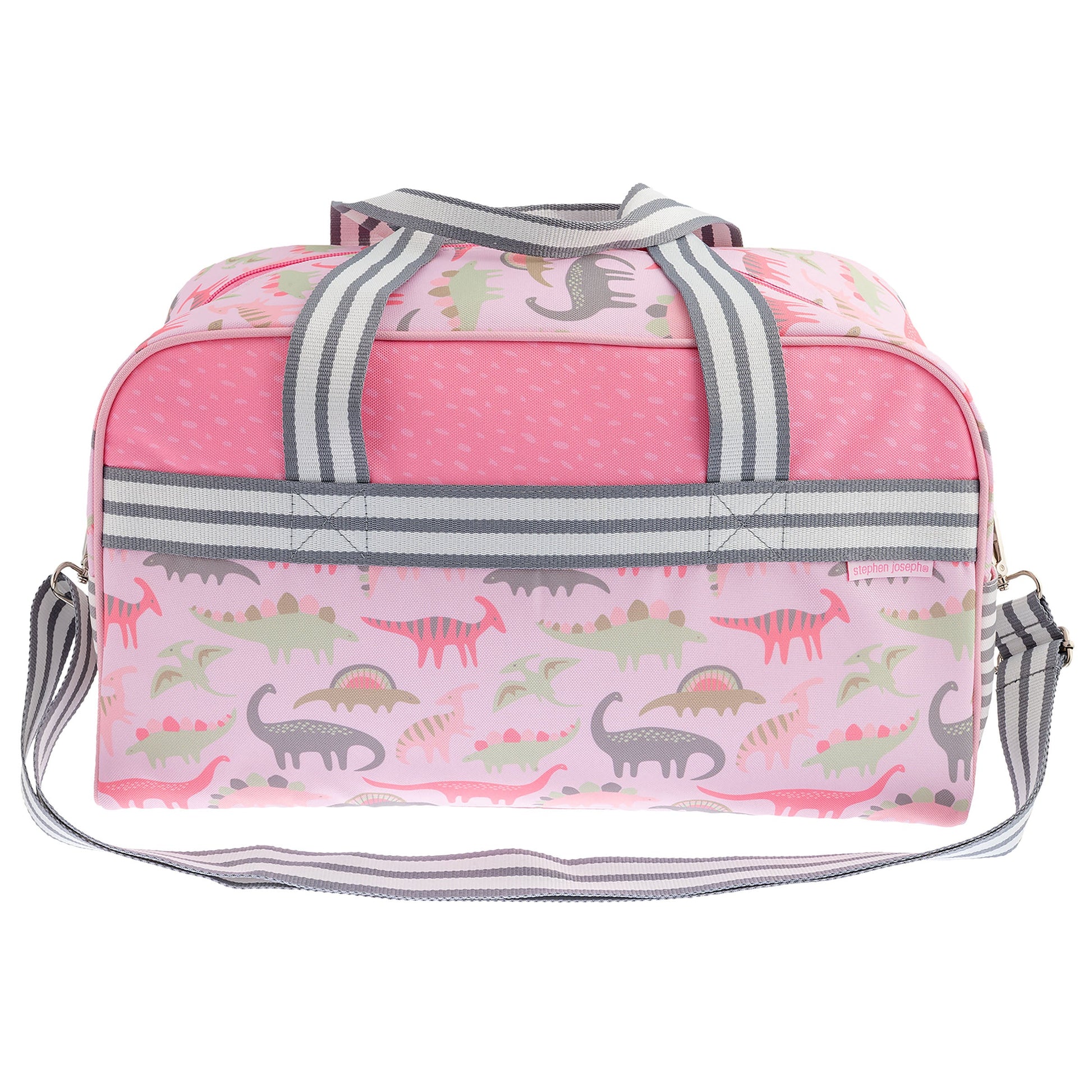 Pink Dinosaurs Stephen Joseph kids duffle bag, product photo 4