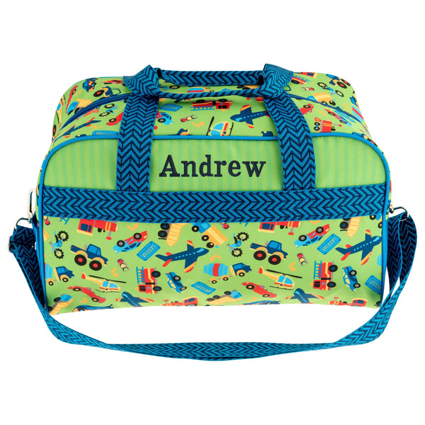 Stephen Joseph All Over Print Kid's Duffle Bag, Transportation