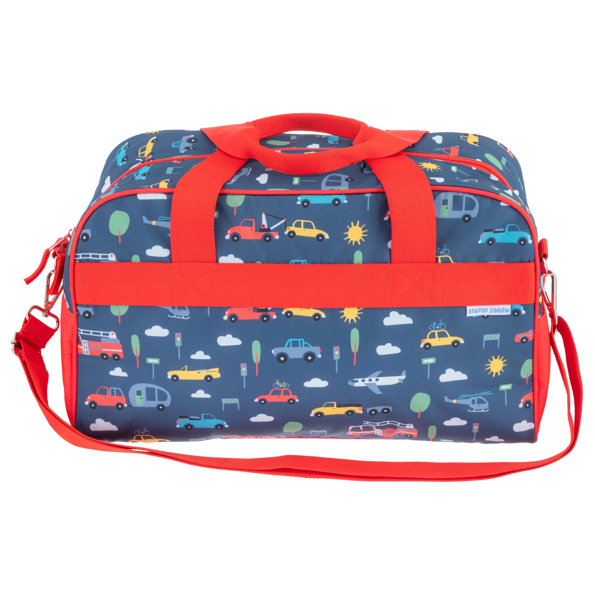 Stephen Joseph Duffle Bag, Transportation