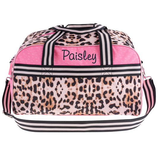 Stephen Joseph All Over Print Kid's Duffle Bag - Leopard