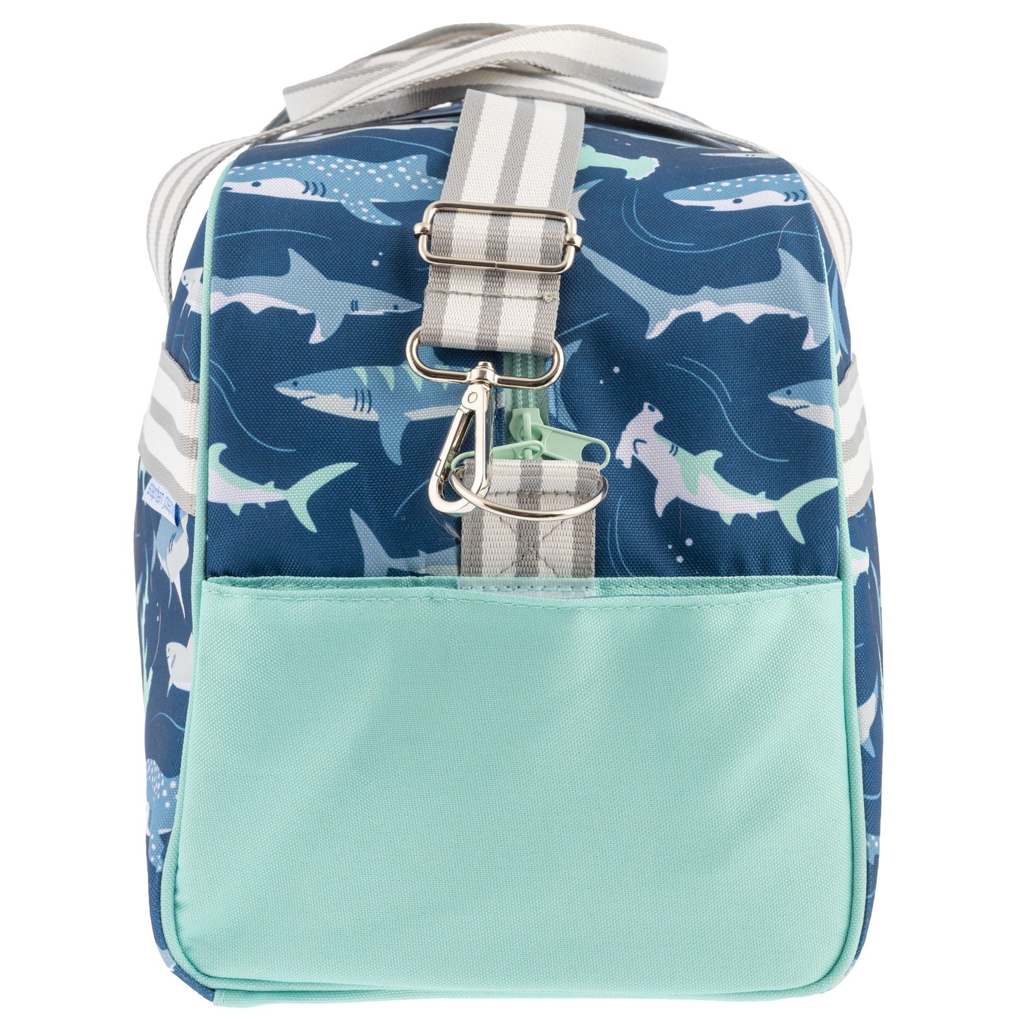 Stephen Joseph Duffle Bag, Shark angle 2