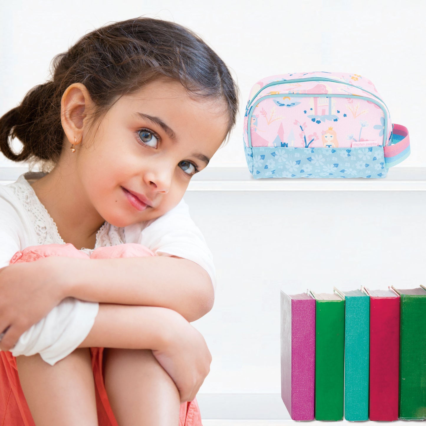 Stephen Joseph Toiletry Bag, Princess angle 2
