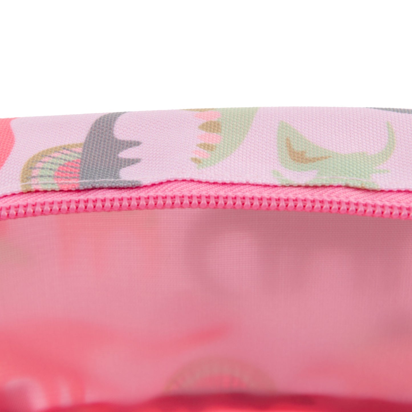 Pink Dinosaur Stephen Joseph kids toiletry bag, product photo 3