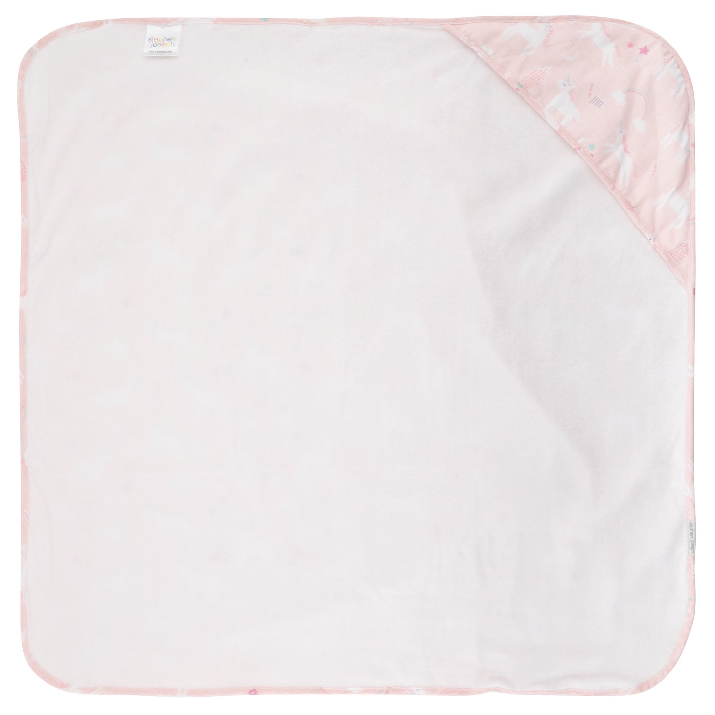 Stepen Joseph Muslin Hooded Towel & Washcloth Set, Unicorn