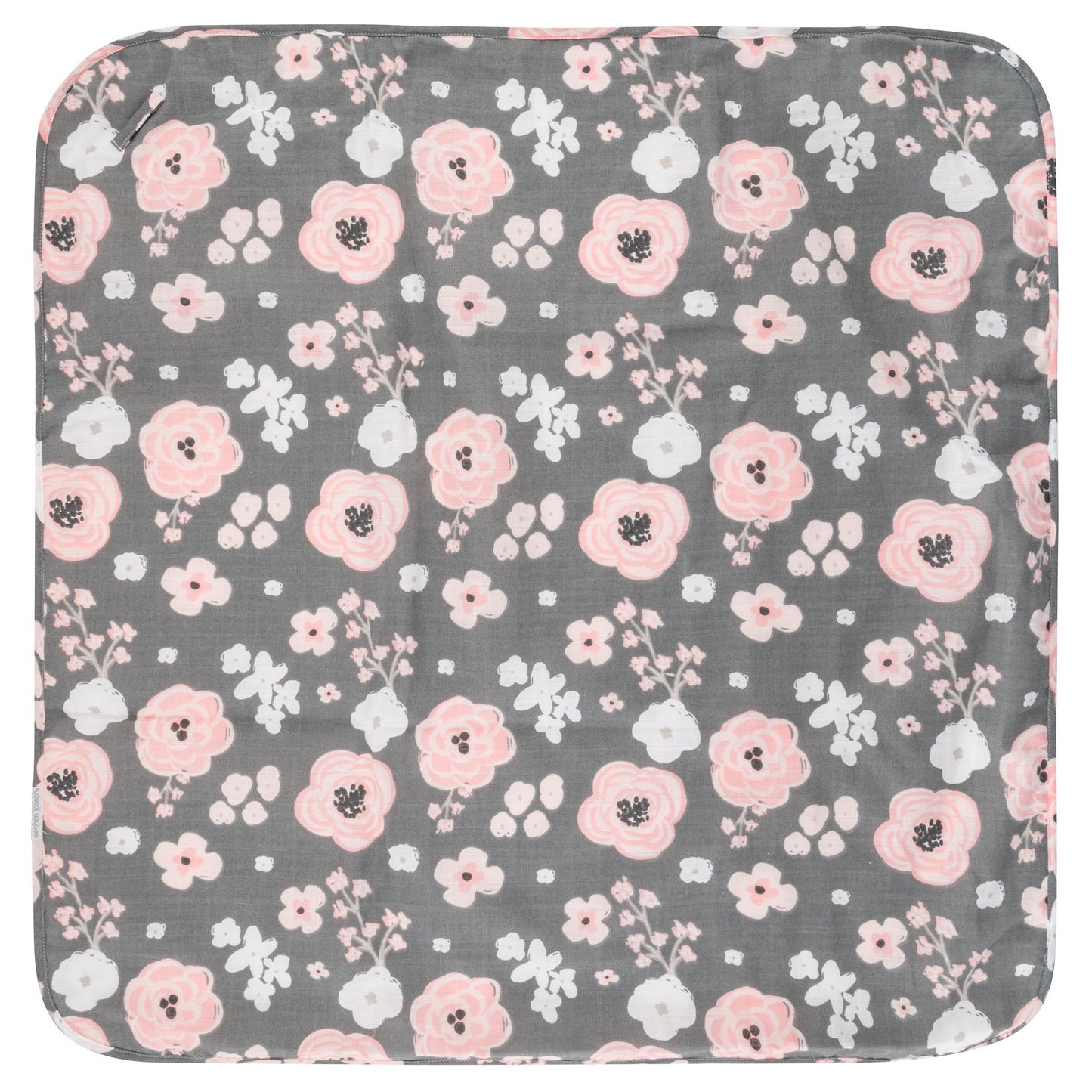 Charcoal Flowers muslin towel set - photo 4