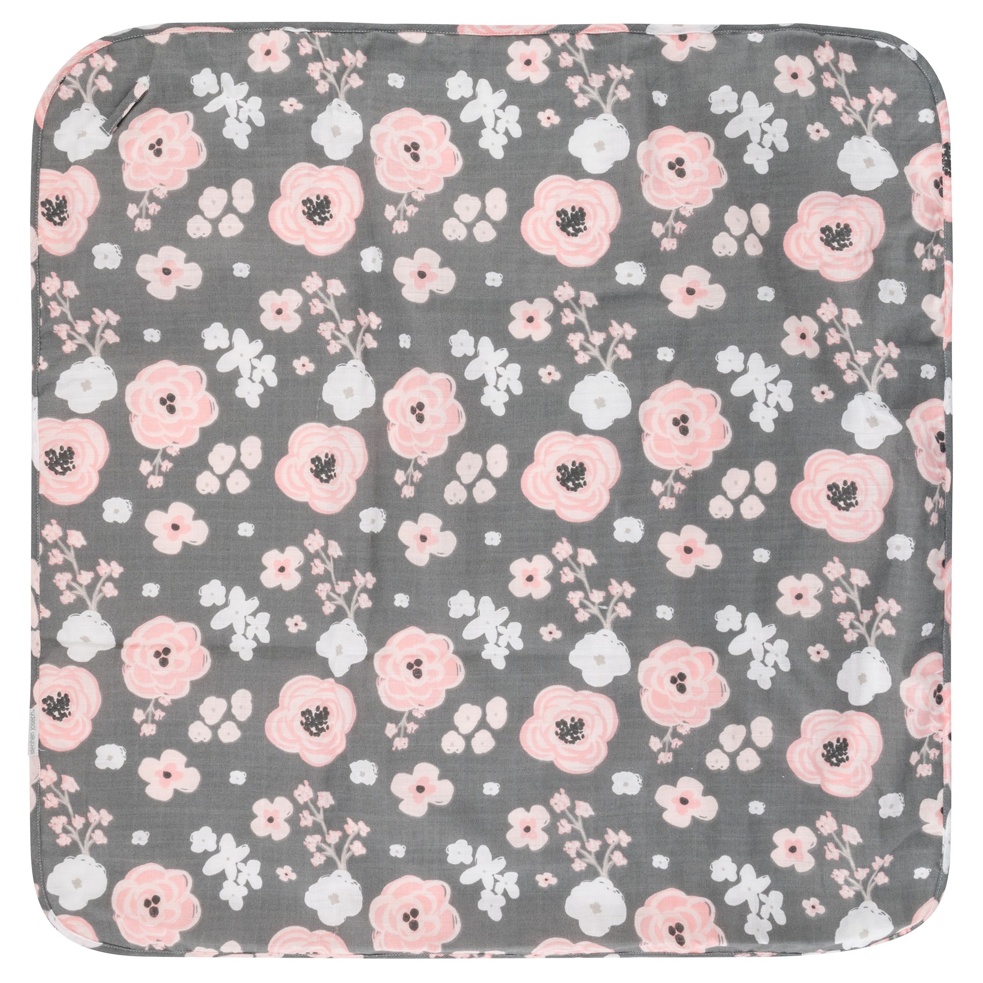 Charcoal Flowers muslin towel set - photo 4