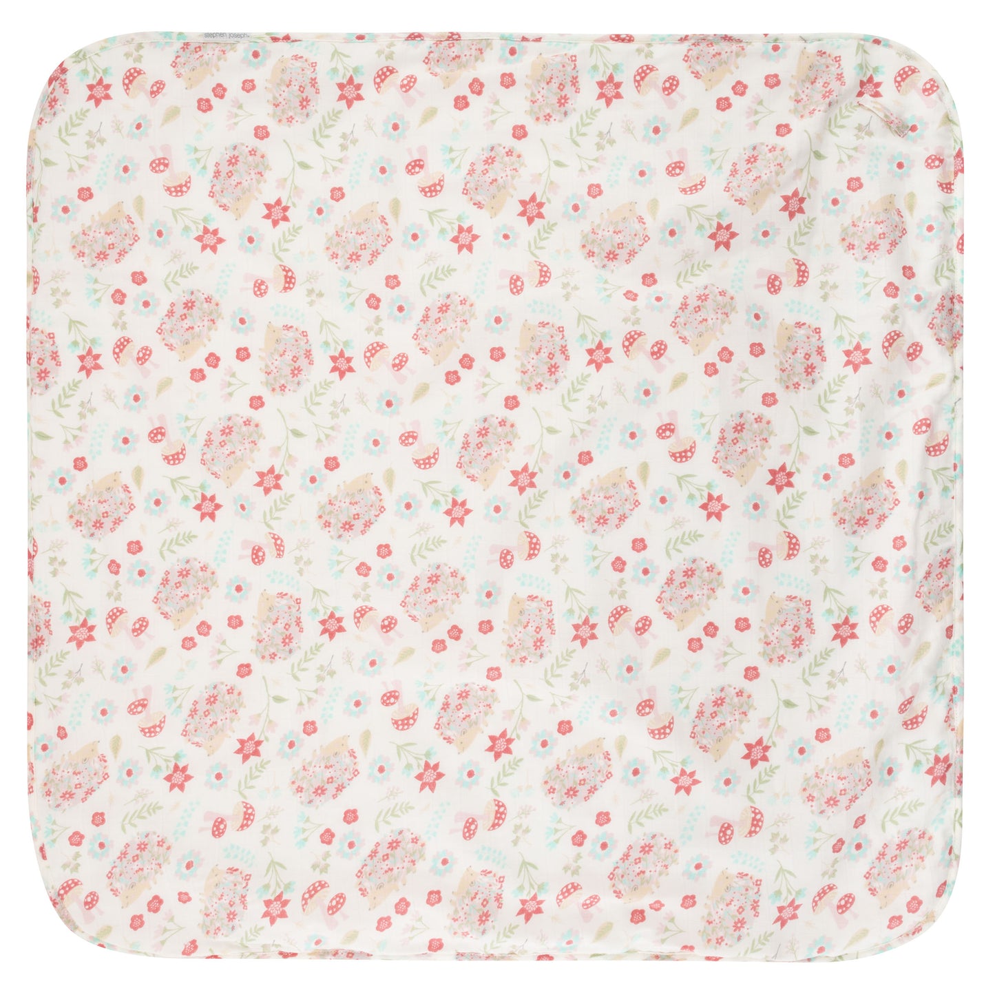 Hedgehog Muslin Hooded Towel & Washcloth Set, Bamboo Blend