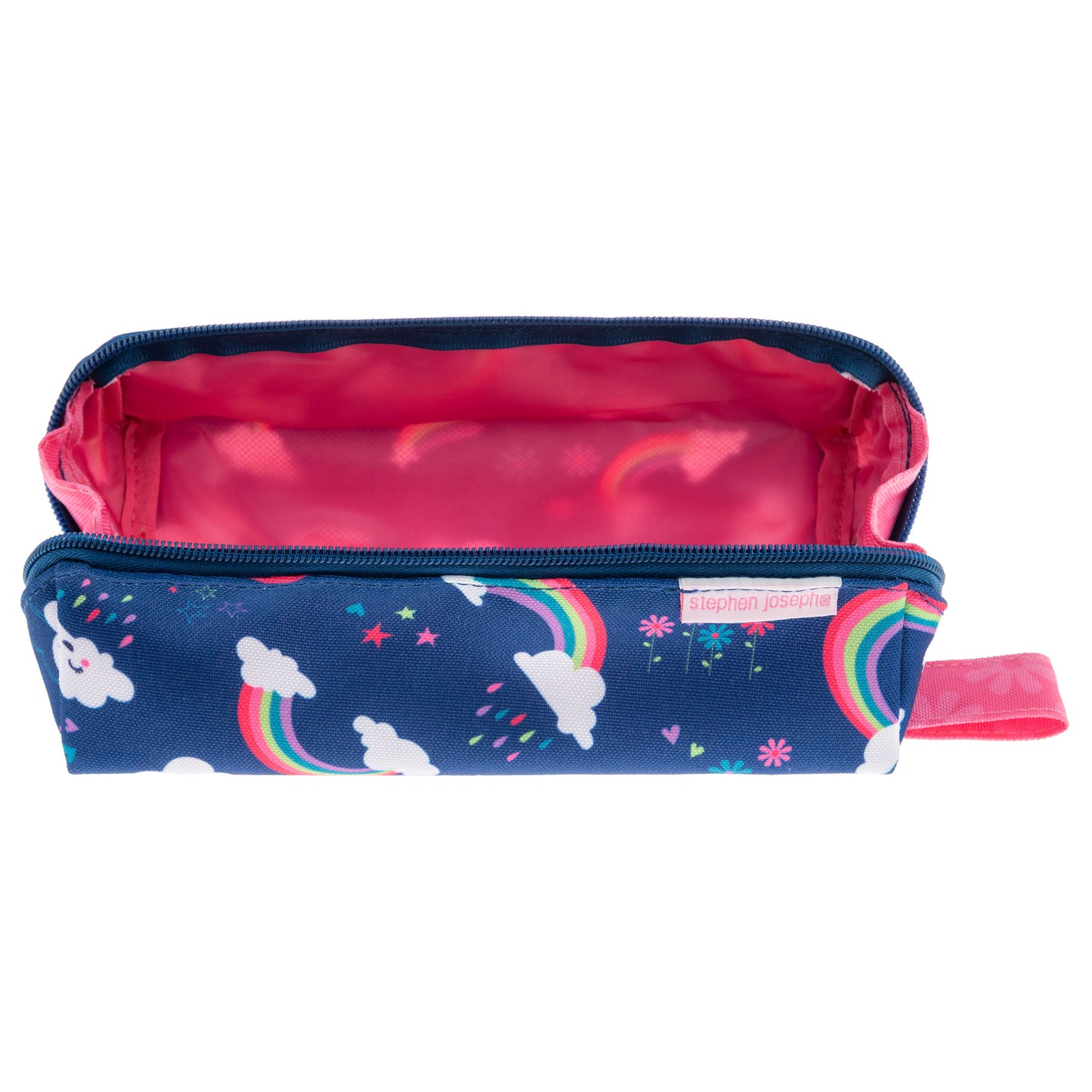 Rainbow pencil pouch, additional angle 3
