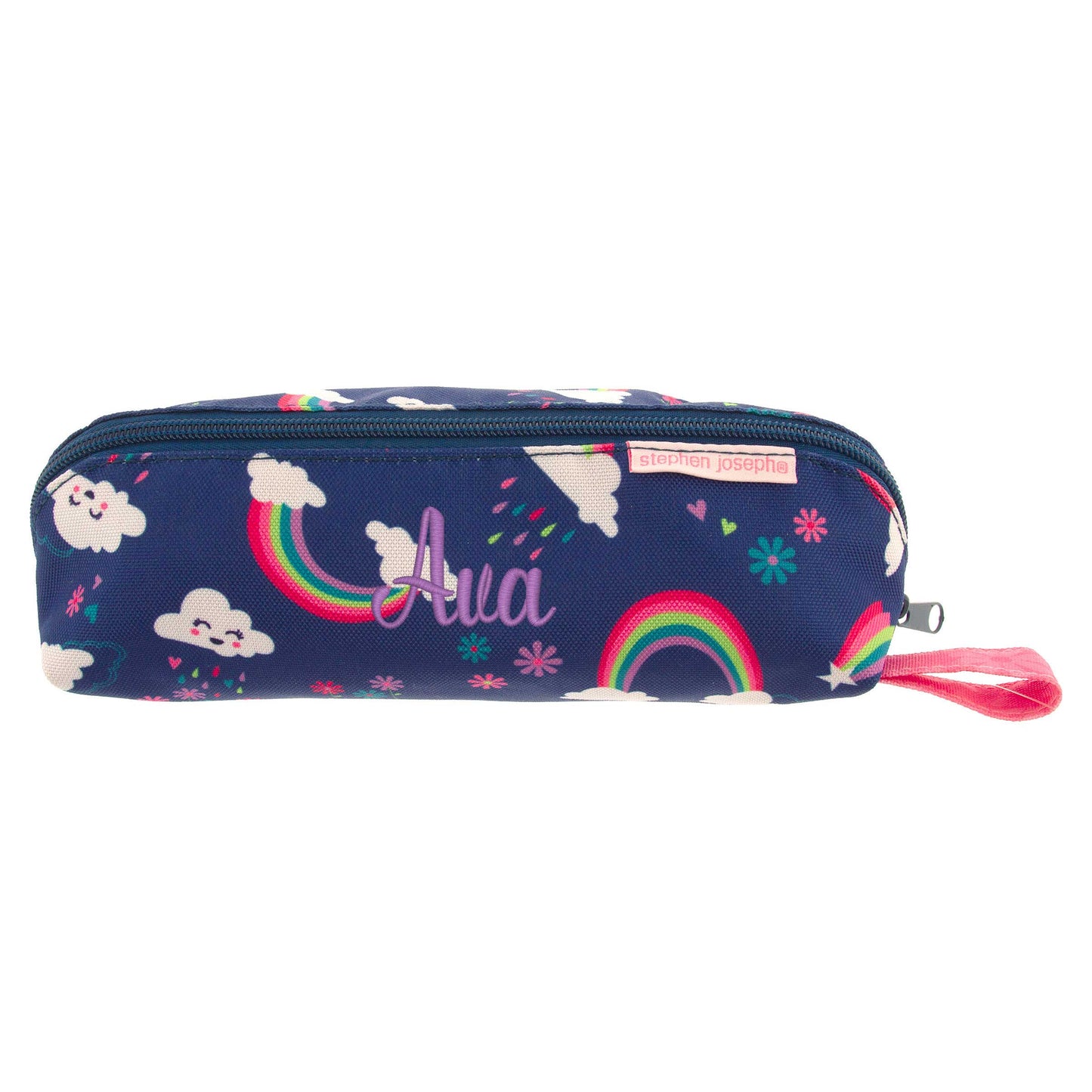 Personalized Stephen Joseph Rainbow All Over Print Backpack, Lunchbox & Pencil Pouch Set