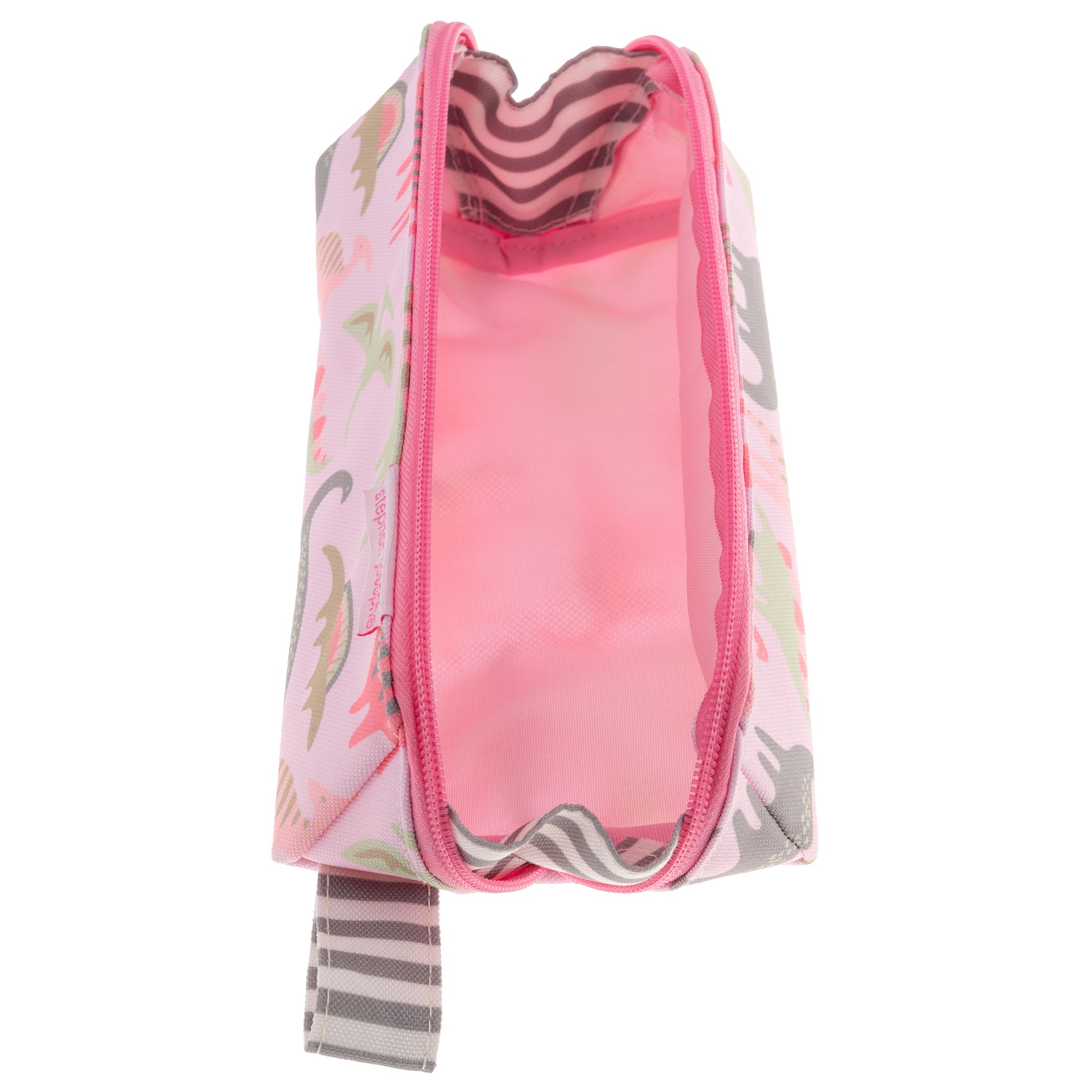 Pink Dinosaur pencil pouch, alternate product view