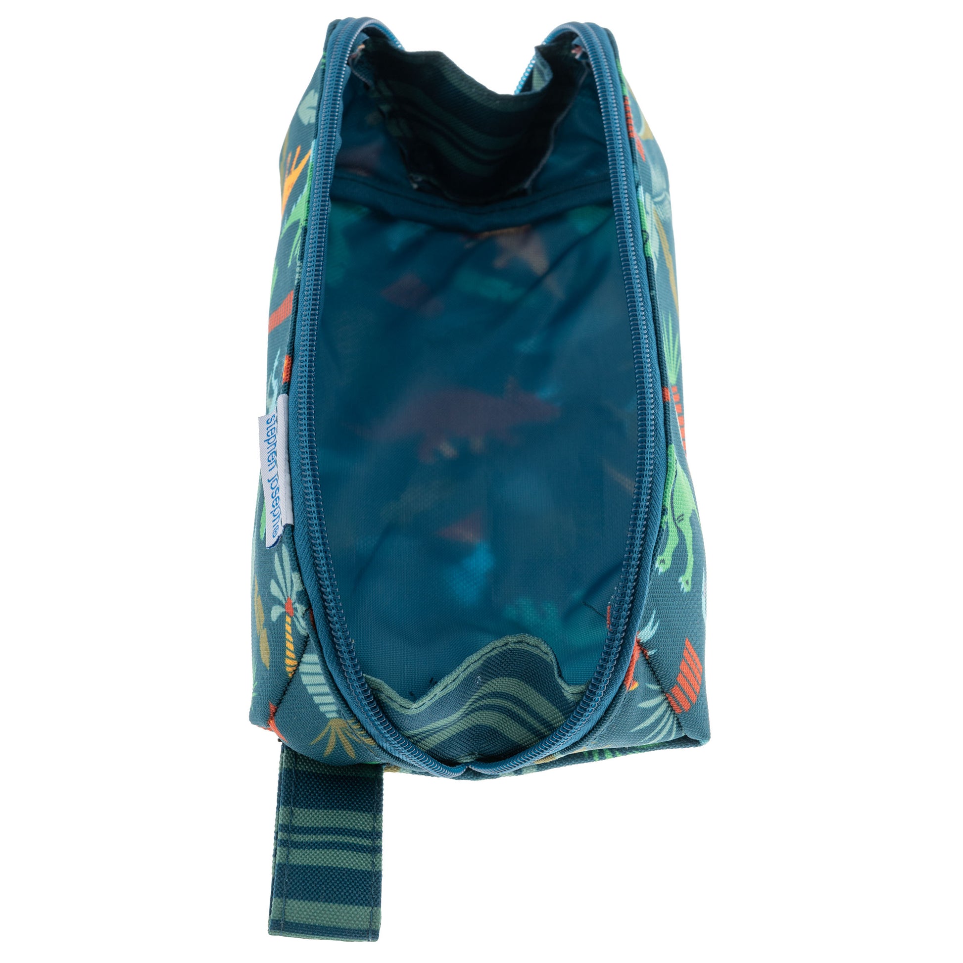 Green Dinosaur pencil pouch, alternate product view