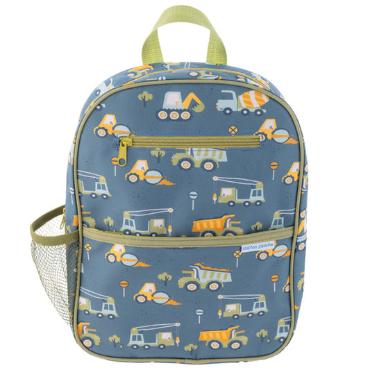 Personalized Construction Backpack by Stephen Joseph - front view
