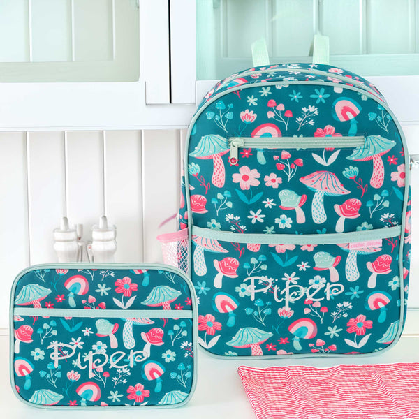 Stephen Joseph Junior Backpack & Lunchbox, Mushroom Forest