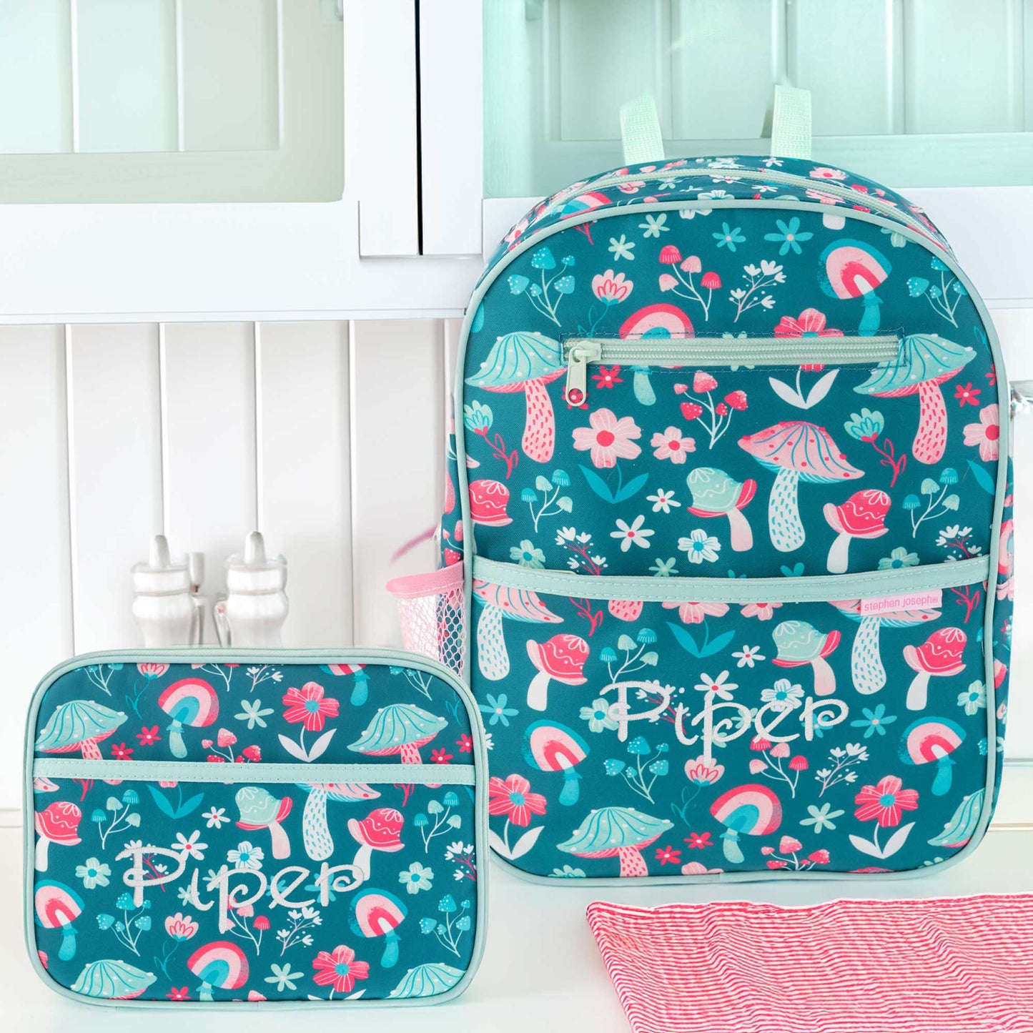 Personalized Stephen Joseph Mushroom Junior Backpack