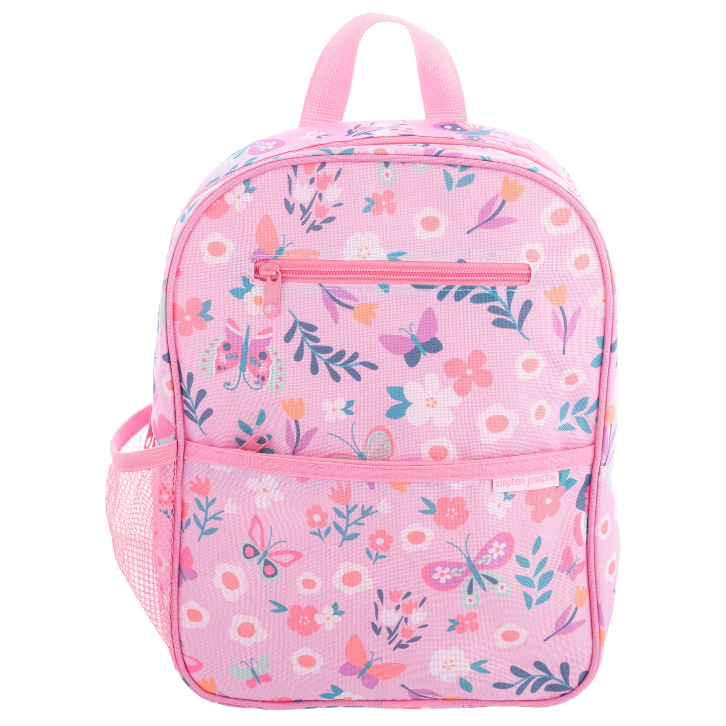 Lilac Butterfly junior backpack, front view