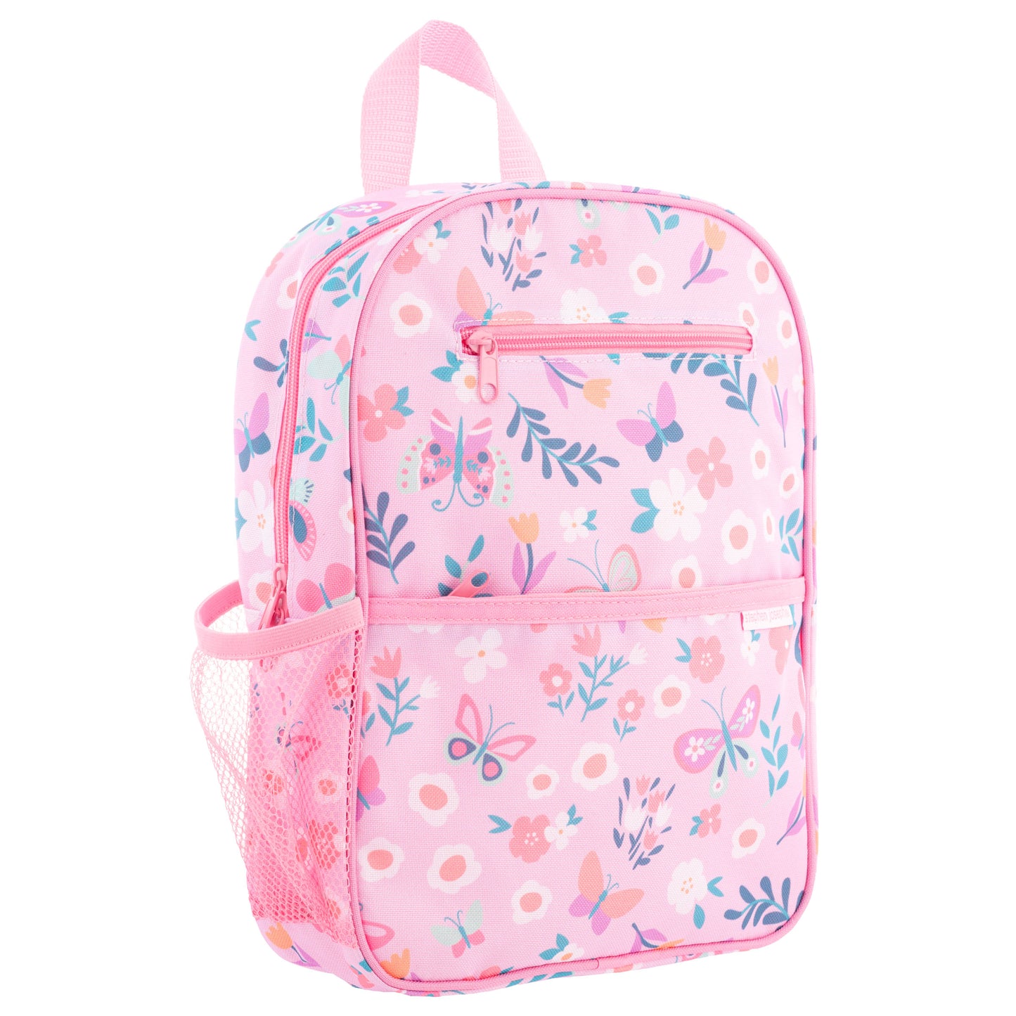 Lilac Butterfly junior backpack, alternate angle
