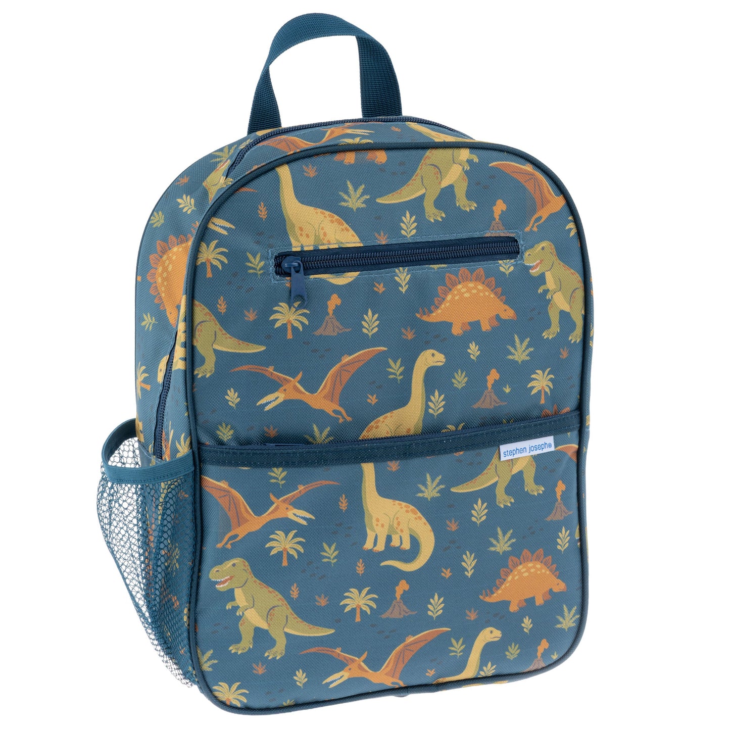 Stephen Joseph Junior Backpack, Navy Dinosaur