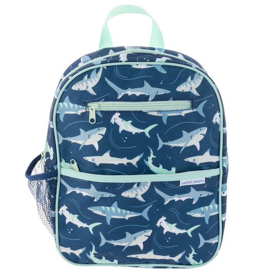 Shark junior backpack, front view