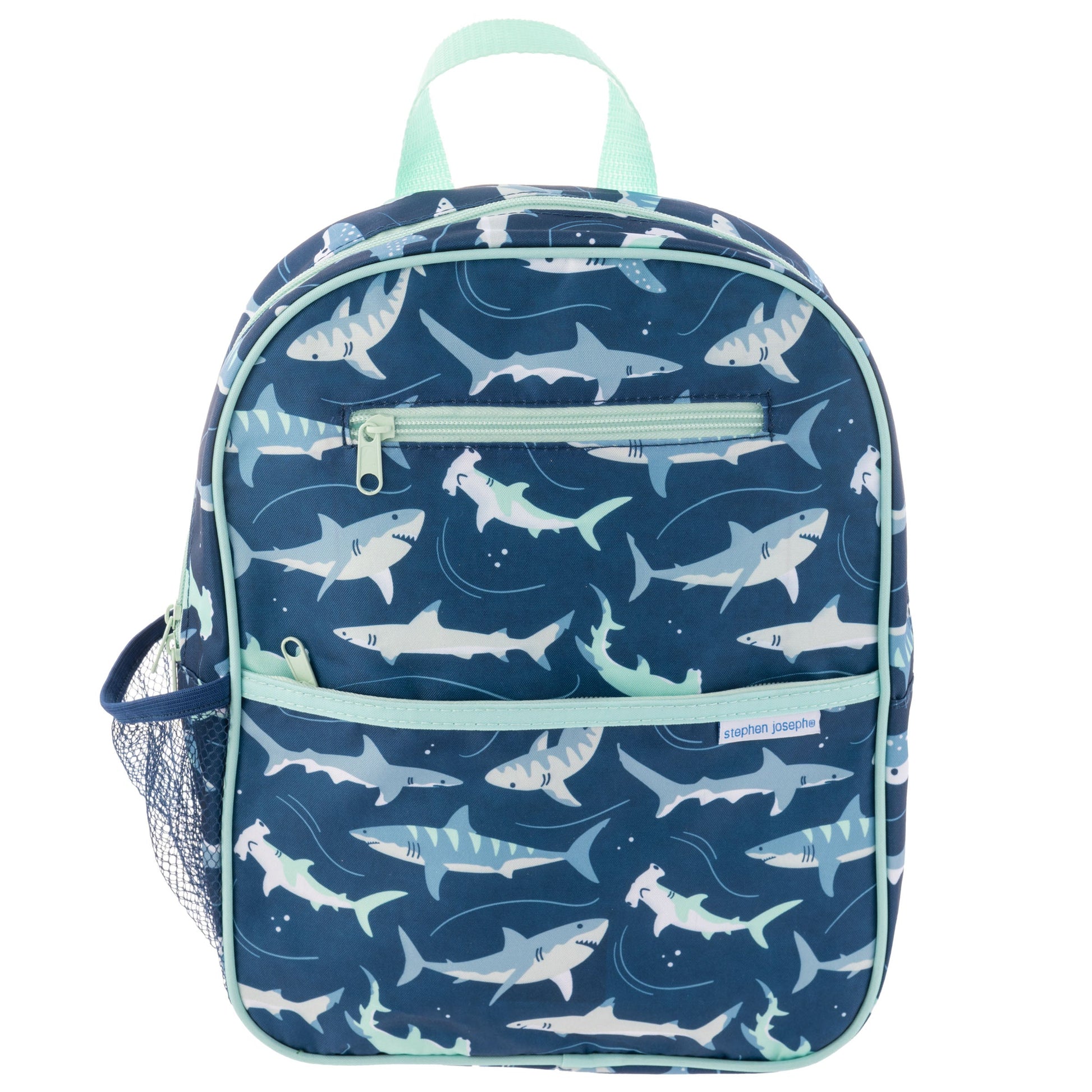 Shark junior backpack, front view