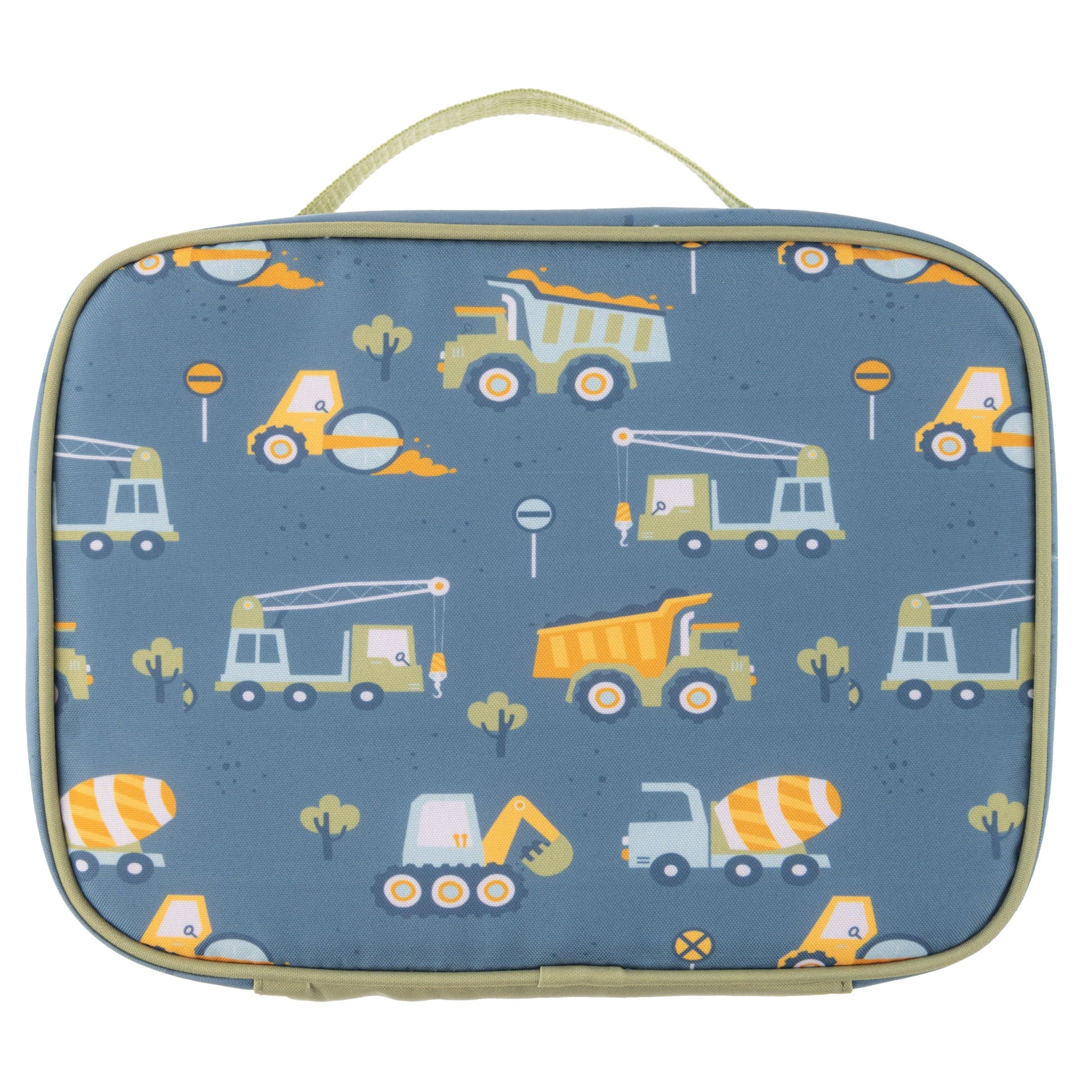 Construction junior lunch box, front view