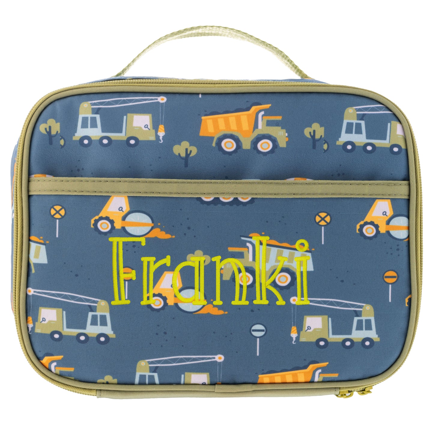 Personalized Stephen Joseph Construction Backpack, Lunchbox & Pencil Pouch Set
