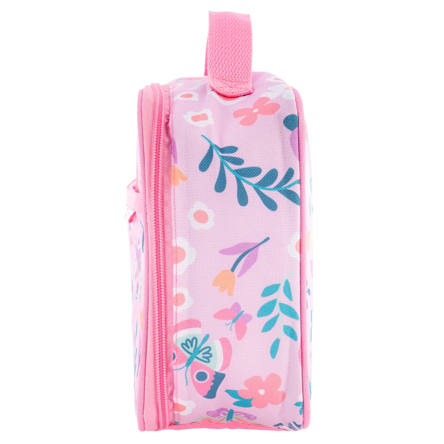 Lilac Butterfly junior lunch box, alternate angle