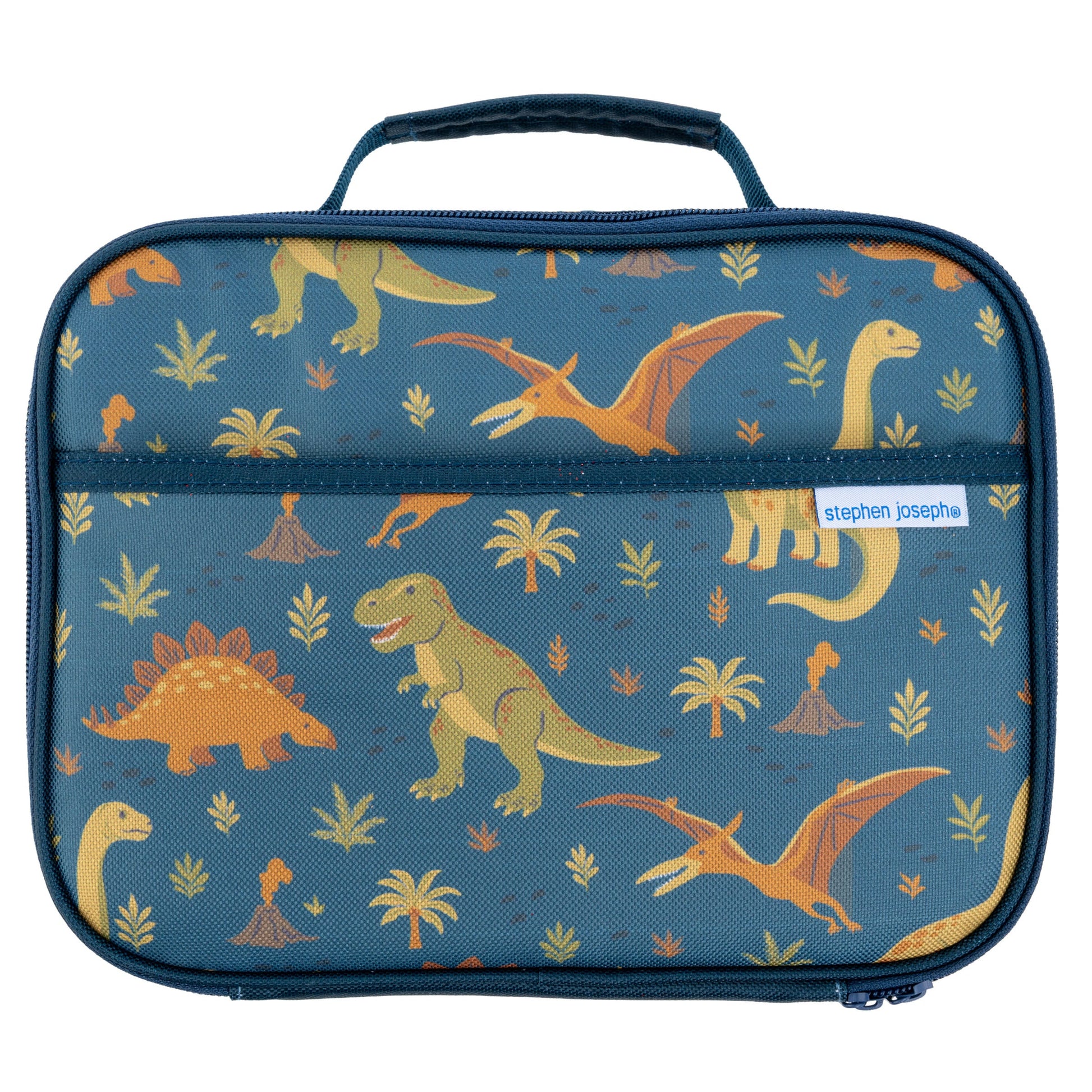 Stephen Joseph Junior Lunchbox, Navy Dinosaur