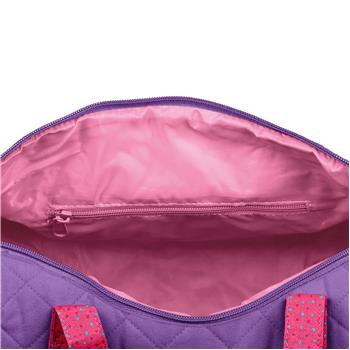 Purple Unicorn Stephen Joseph quilted duffle bag - product photo 4