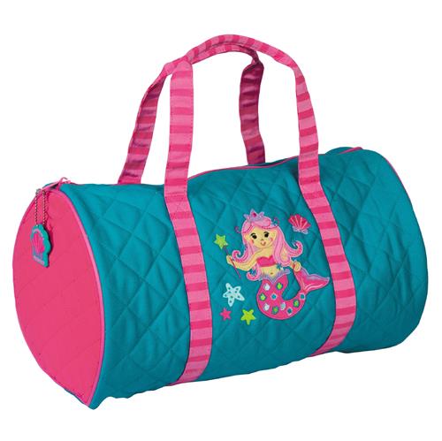 Teal Mermaid Stephen Joseph quilted duffle bag - product photo 3