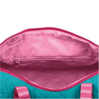 Teal Mermaid Stephen Joseph quilted duffle bag - product photo 5