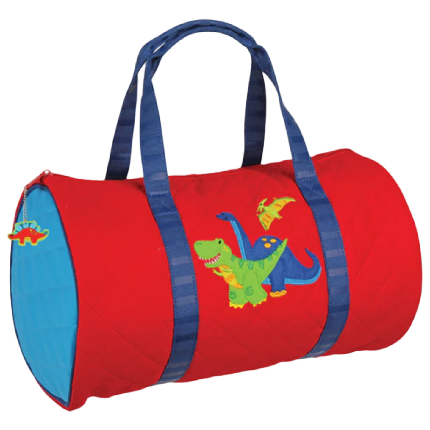 Personalized Stephen Joseph Quilted Duffle Bag - Red Dinosaur by Stephen Joseph