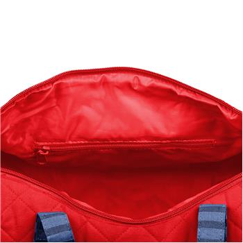 Red Dinosaur Stephen Joseph quilted duffle bag - product photo 3